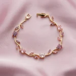 Elegant Gold-Plated Fern Leaf Earrings
