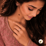 Square cut statement ring with a colorful stone, ideal for special occasions